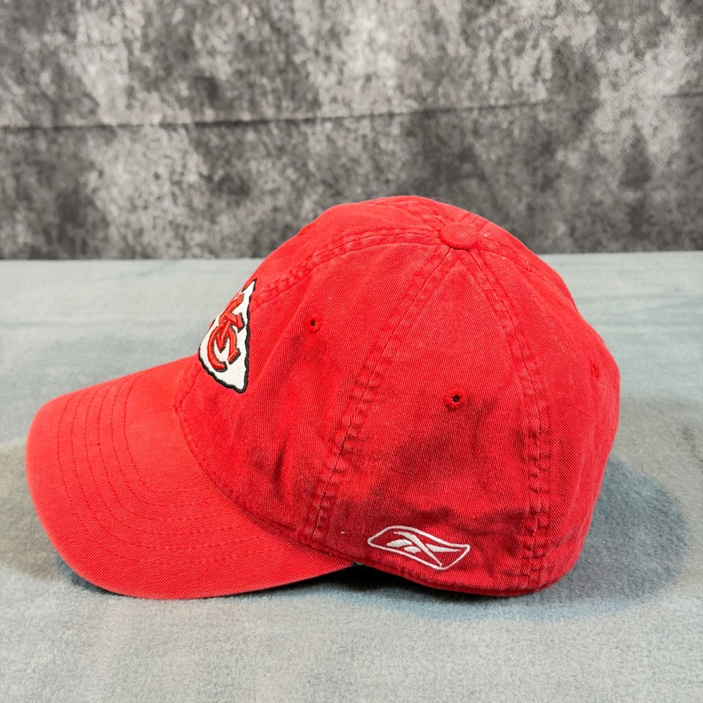 Reebok Kansas City Chiefs NFL Authentic Sideline Flexfit Hat Red Mens OSFA - Picture 2 of 6